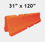 31" x 120" RRM Safety Barricade